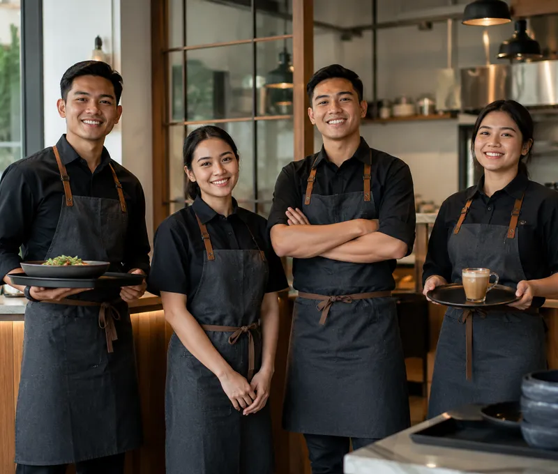 Produksi Seragam Restoran oleh Jahitku